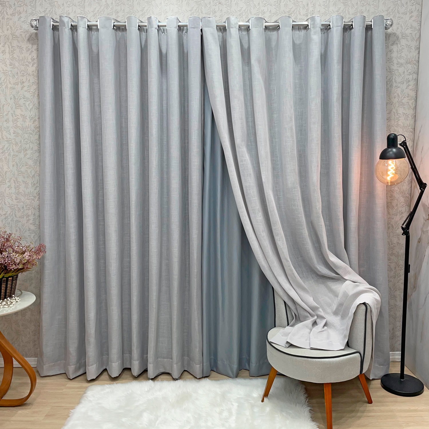 tipos de cortinas para sala de estar