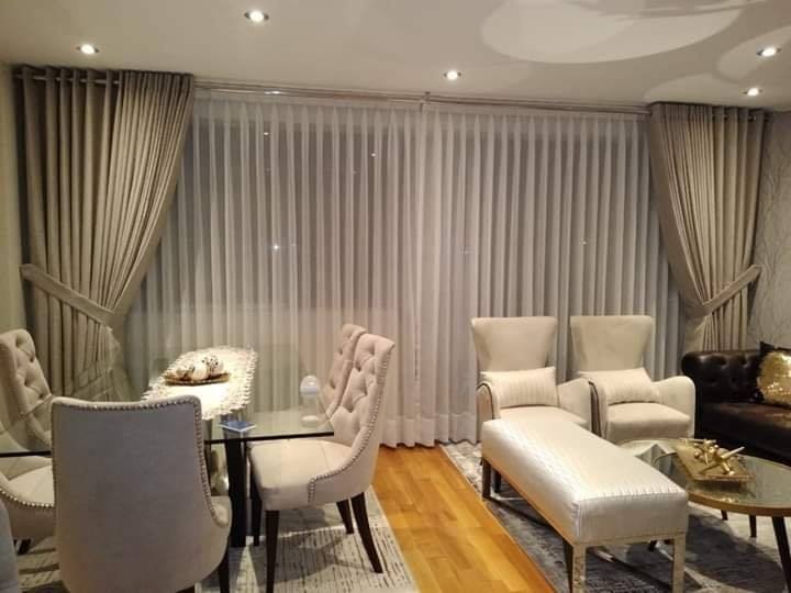 cortina para sala de estar