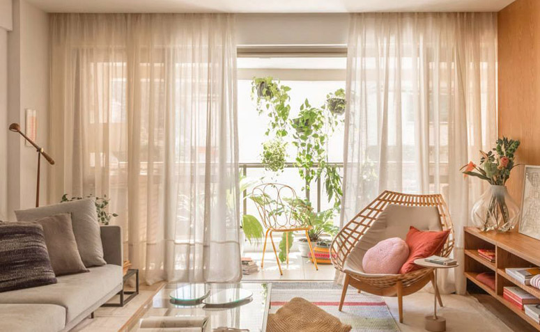 modelo wave para cortinas de linho