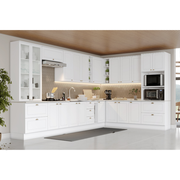 cozinha americana branca