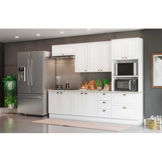 cozinha americana branca