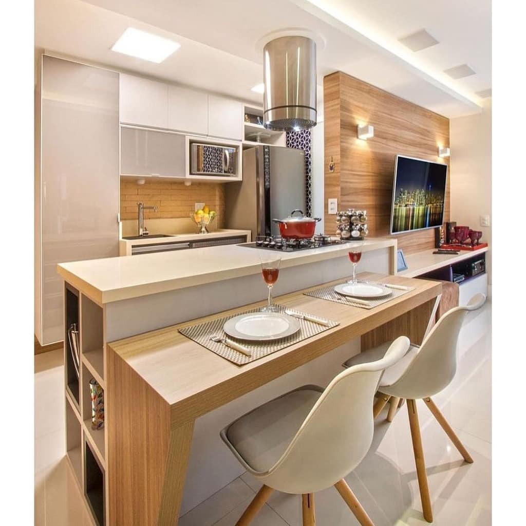 cozinha americana pequena