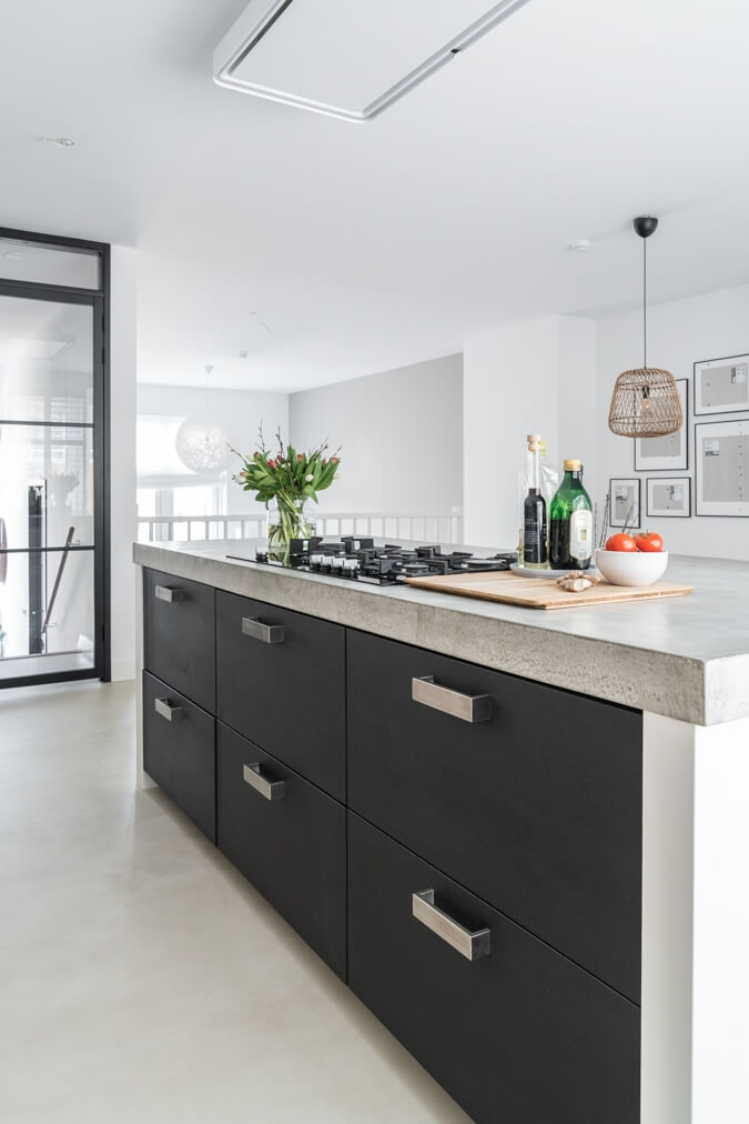 custo projeto cozinha escandinava cinza