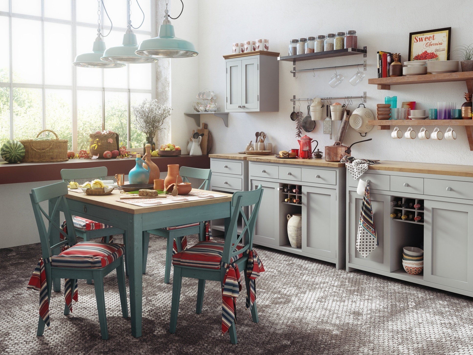 cozinha estilo fazenda