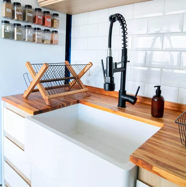 cozinha farmhouse rústica moderna