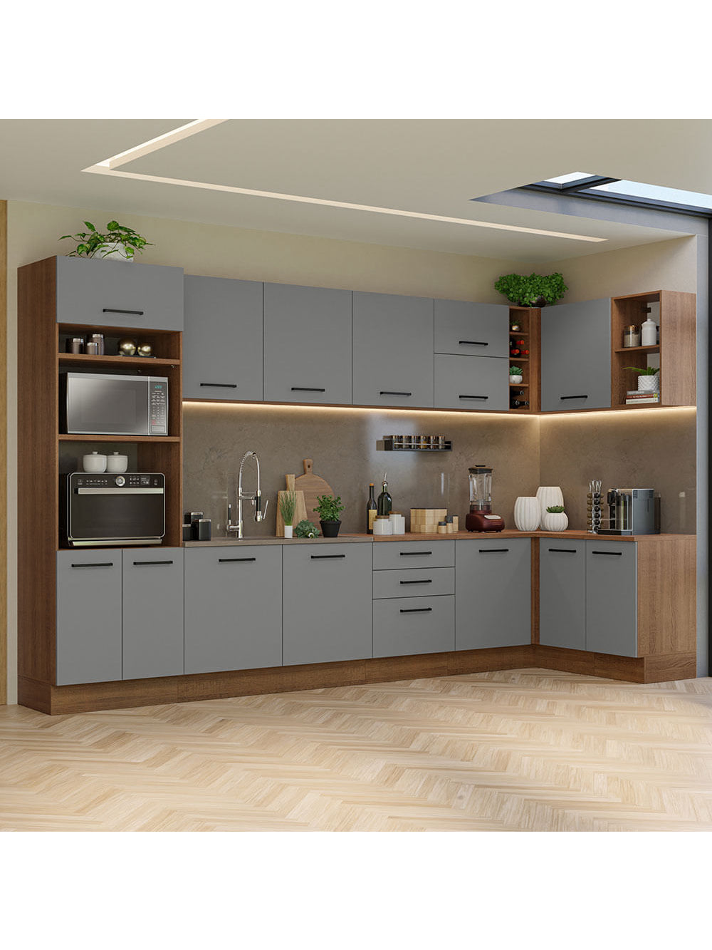 cozinha planejada em L