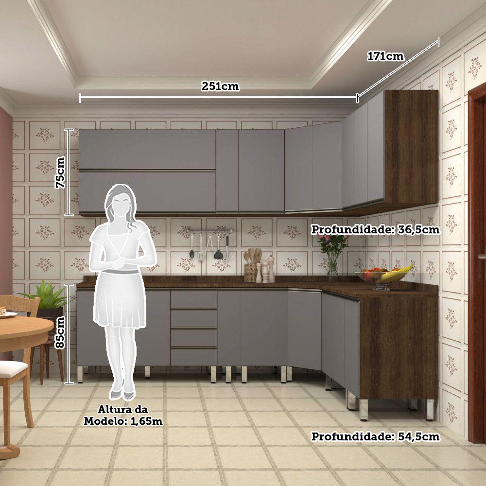 instalação de cozinha de canto