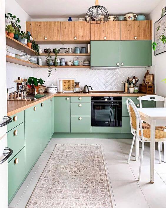 cozinha planejada apartamento pequeno
