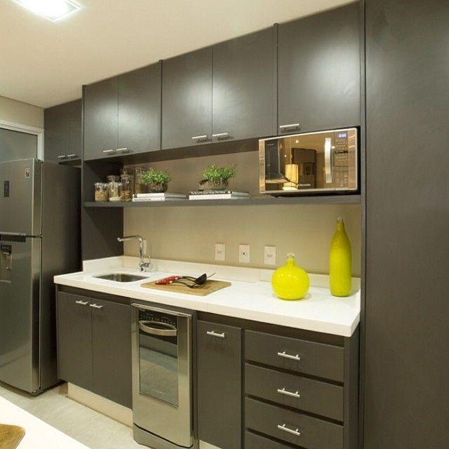 cozinha planejada apartamento pequeno