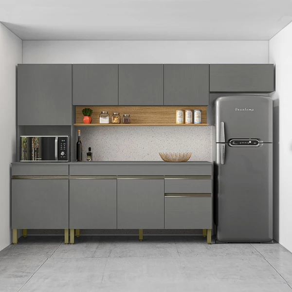 cozinha planejada apartamento pequeno