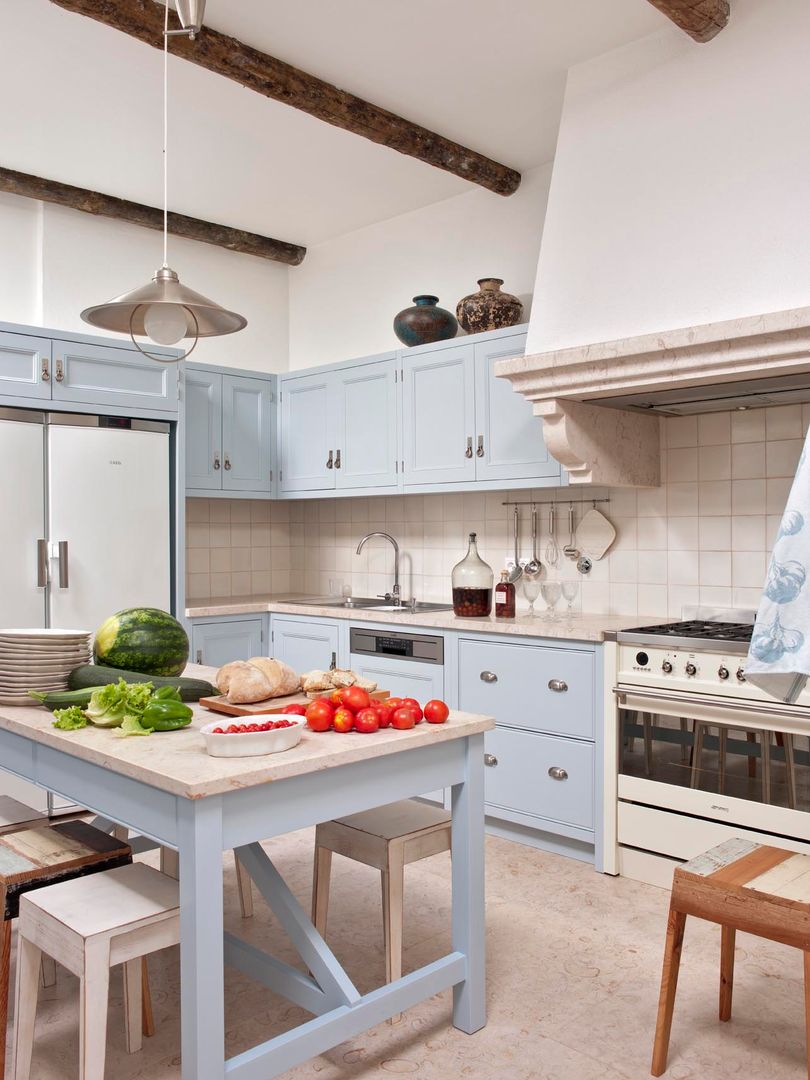 móveis de cozinha estilo provençal branco