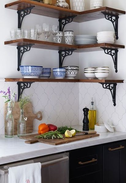 decoração cozinha rústica moderna com eletrodomésticos