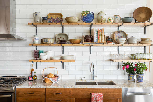 5 Ideias de Decoração com Prateleiras Abertas na Cozinha
