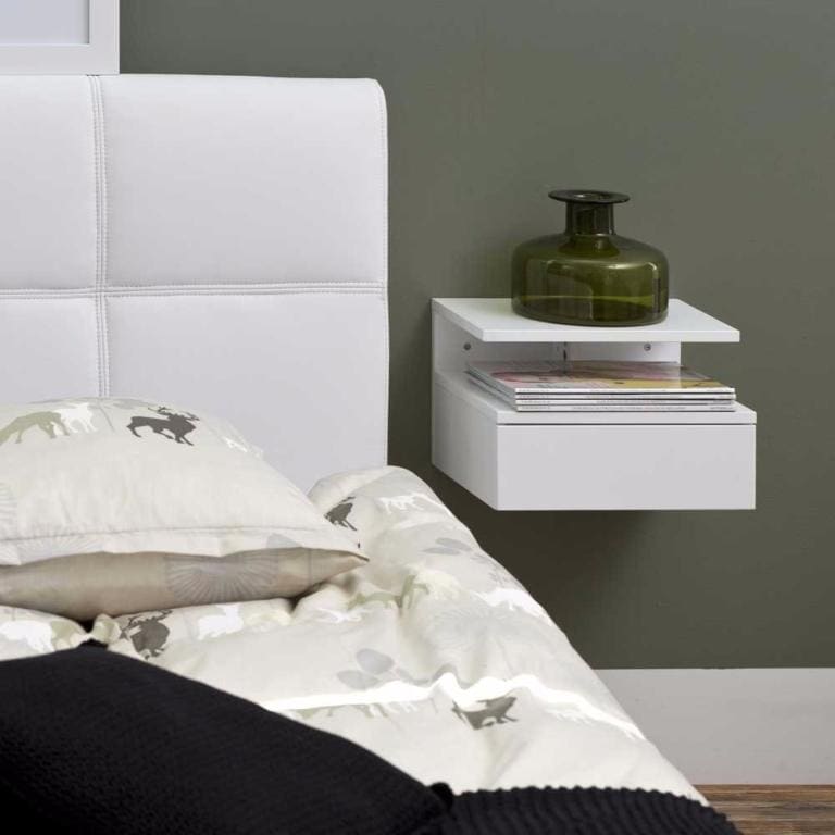 melhor mesa de cabeceira para quarto pequeno