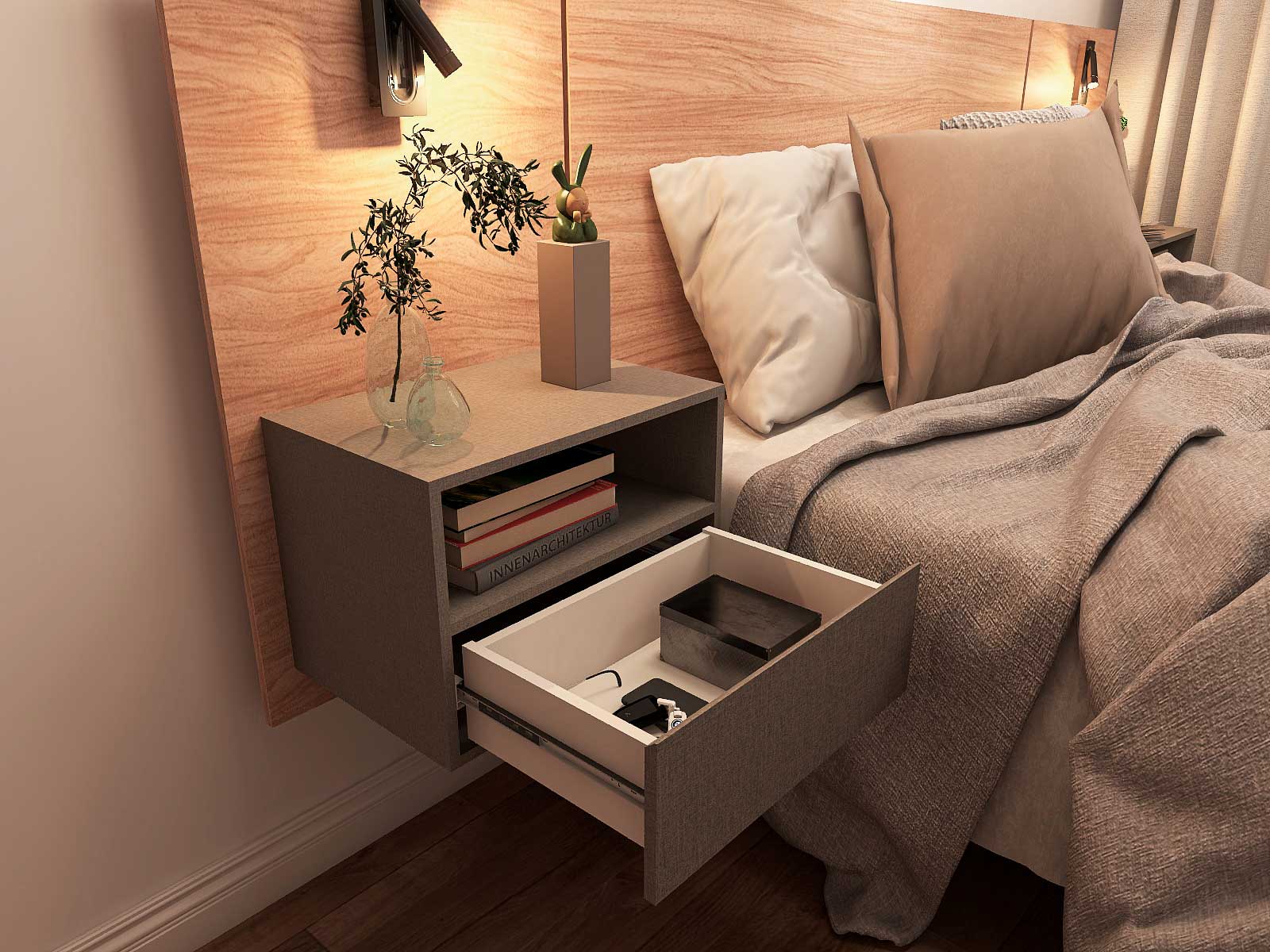 tendências de mesas de cabeceira 2025