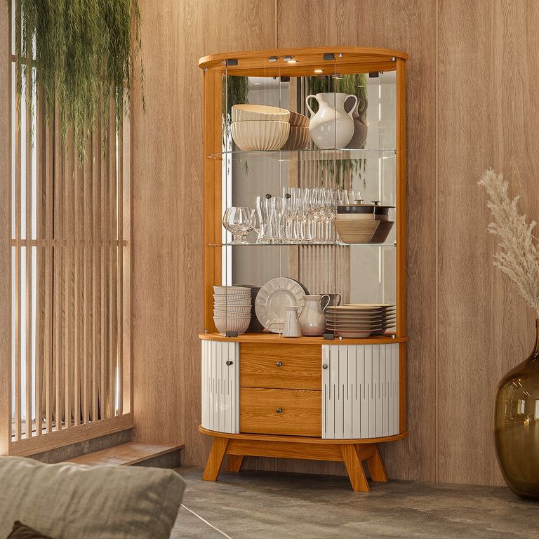 cristaleira minimalista off white