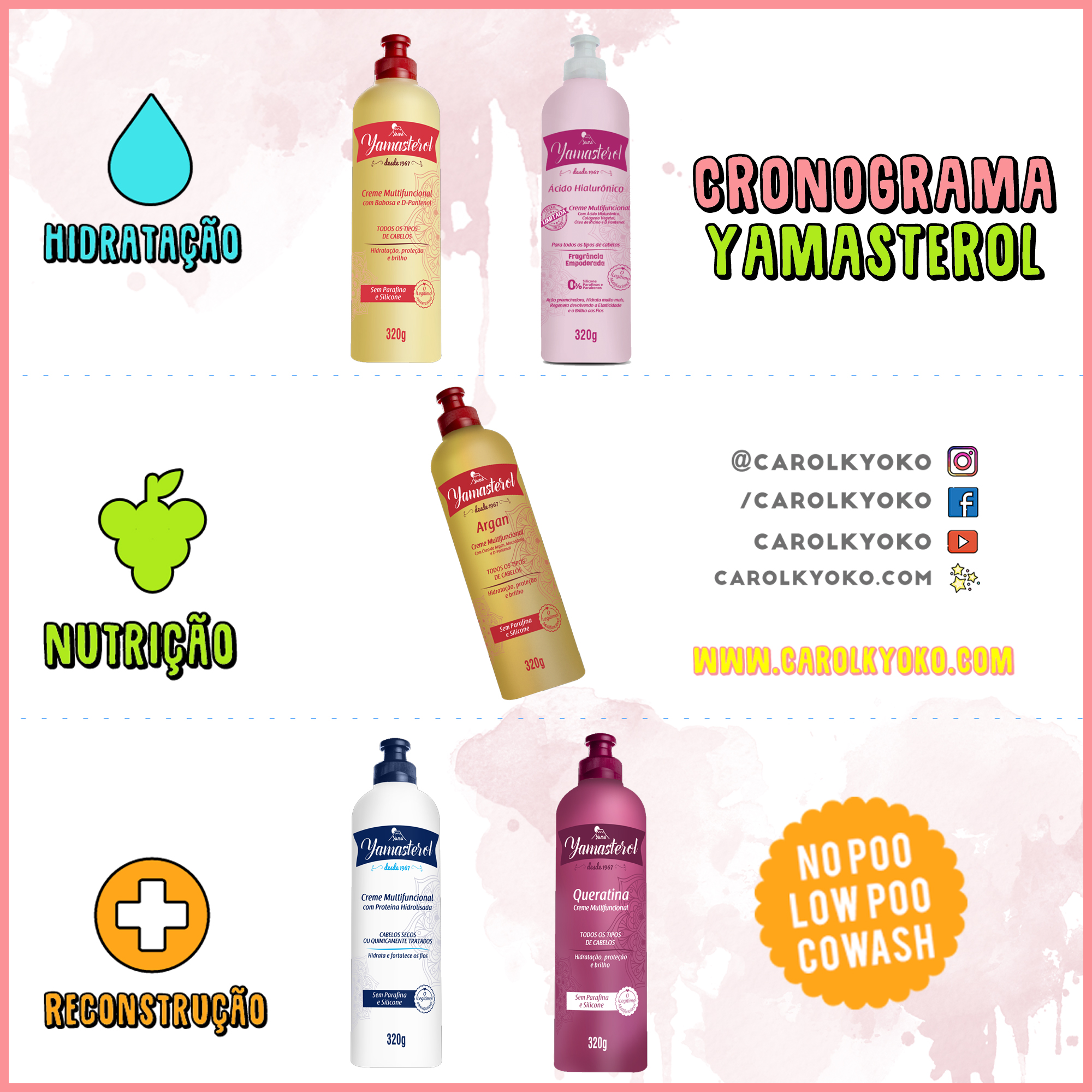 cronograma capilar com produtos baratos