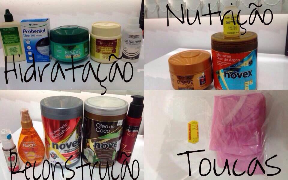 cronograma capilar com produtos baratos