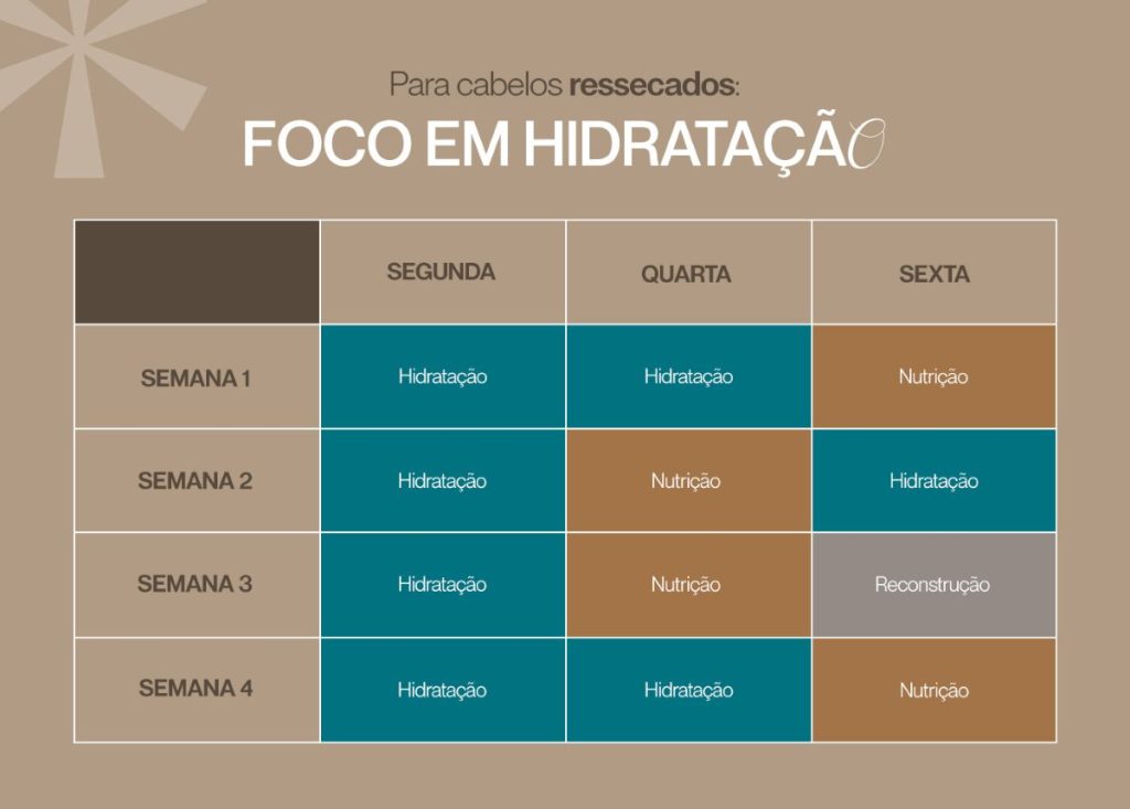 cronograma capilar baratinho