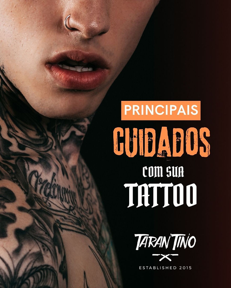 cuidados com tatuagem recém-feita