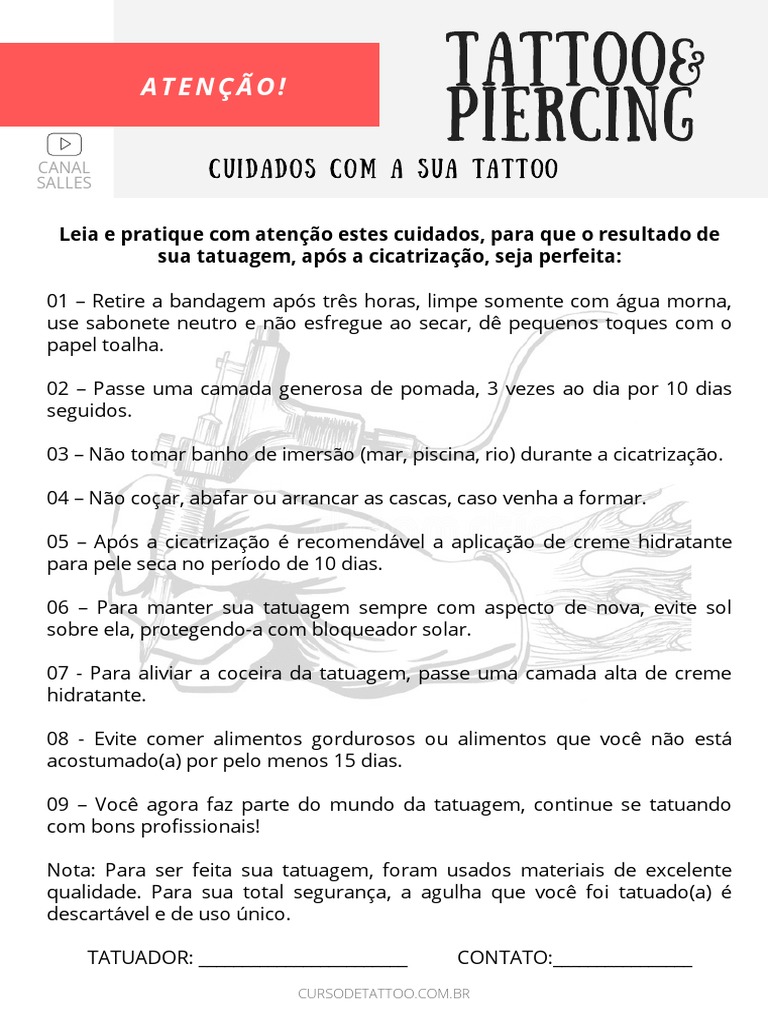 manutenção de tatuagem antiga