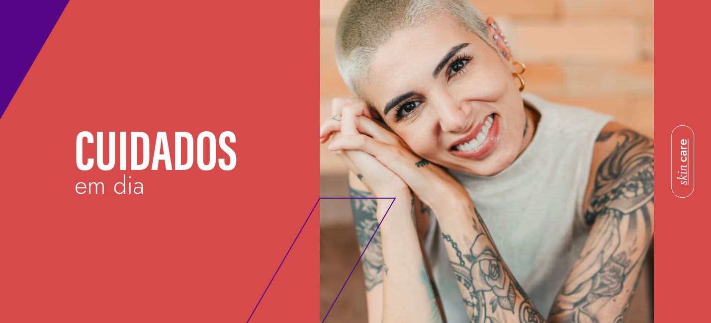 cuidados com a pele tatuada