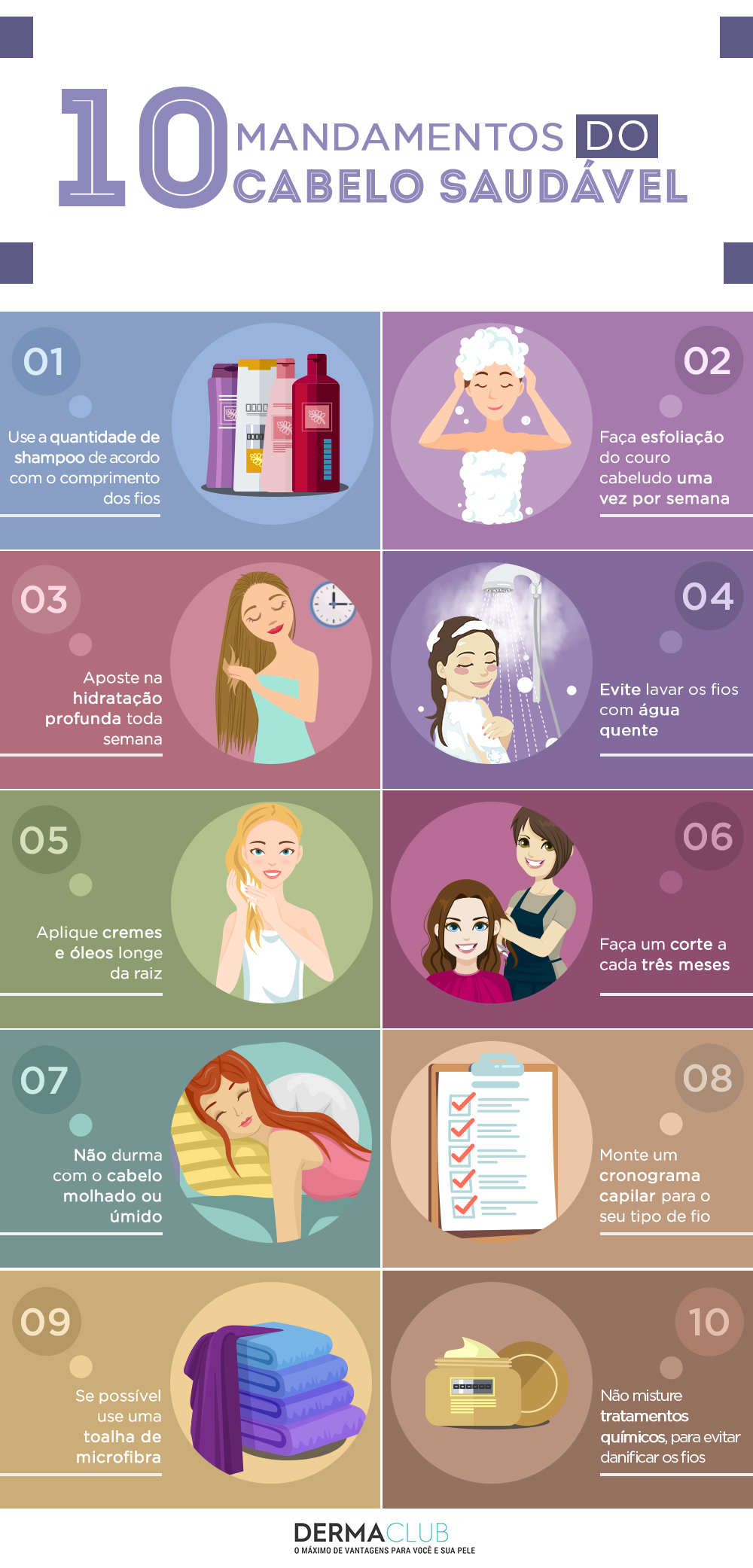 cuidados com o cabelo