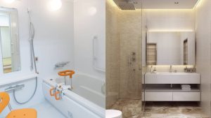 preço m² construção banheiro 2025