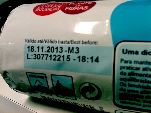 data de validade dos alimentos