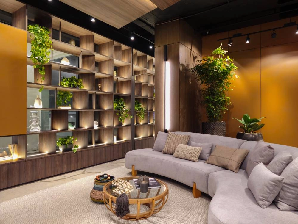 como aplicar biofilia na decoração de escritórios