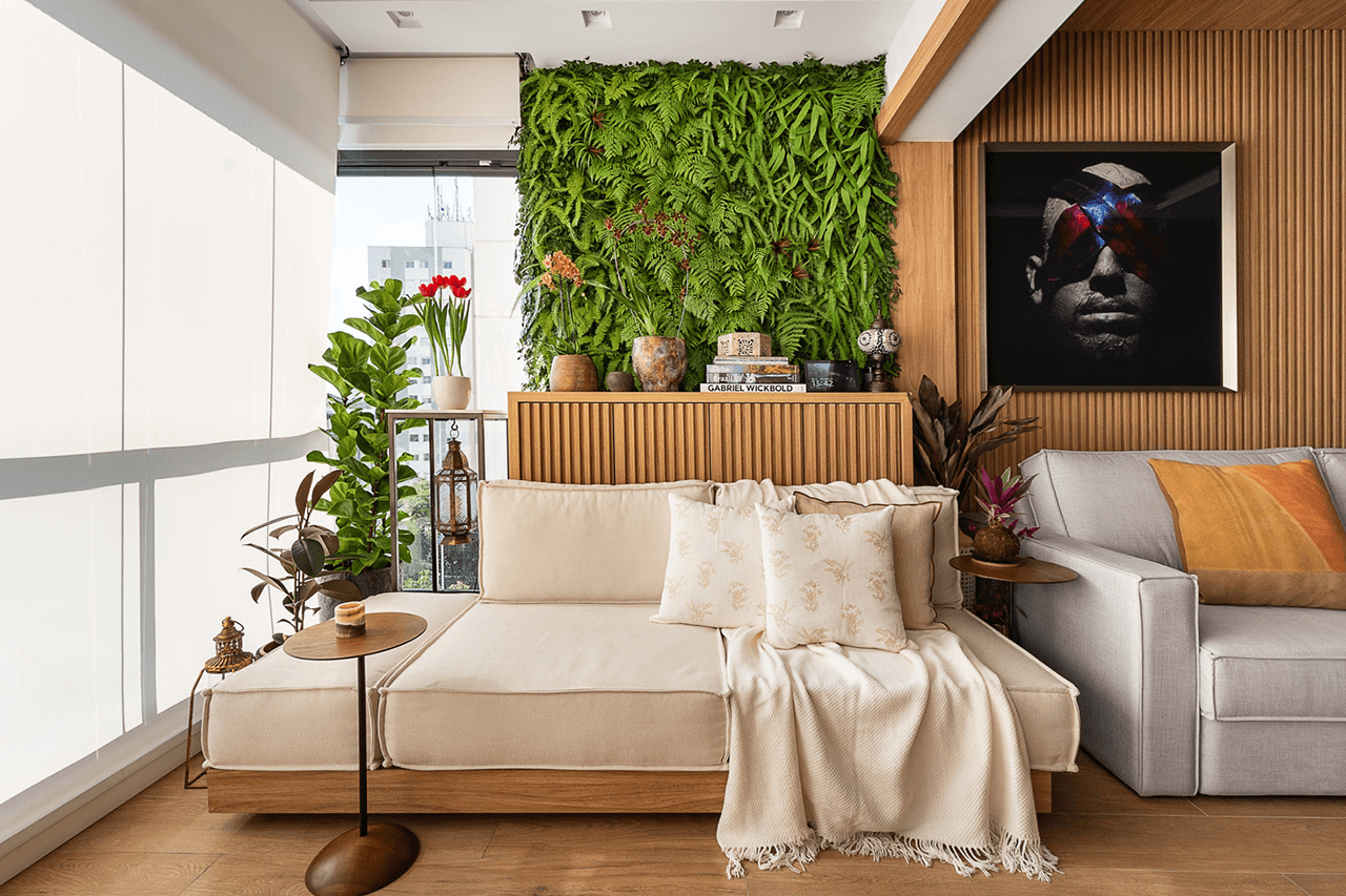 design biofílico para casas pequenas