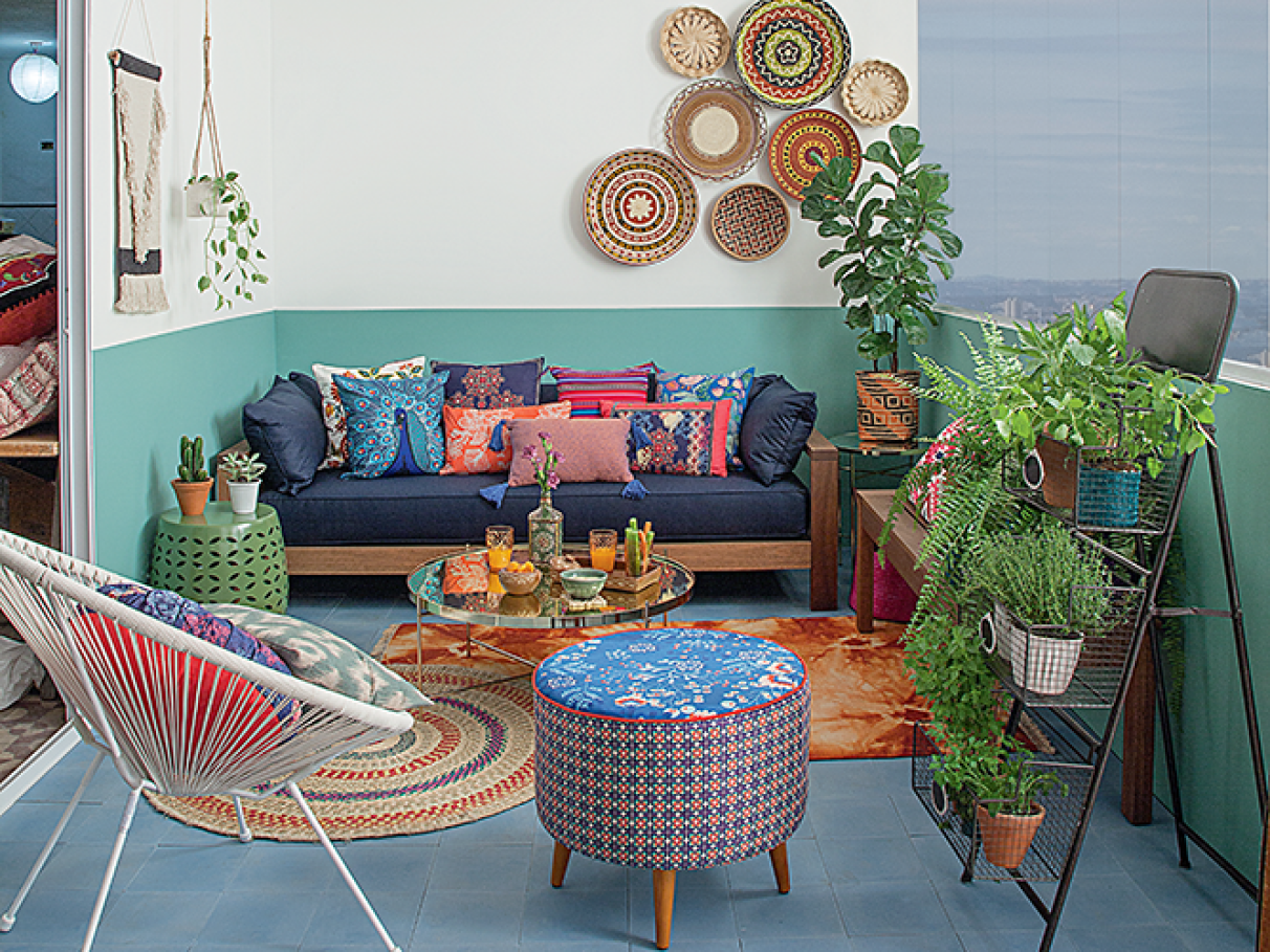 50 ideias varanda boho pequena aconchegante