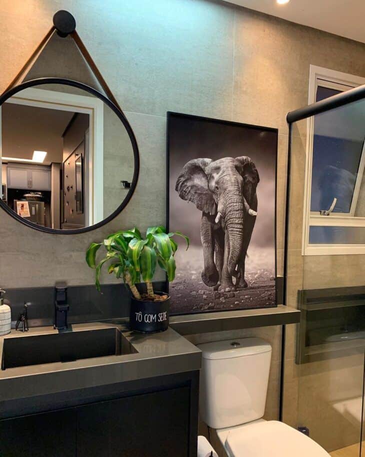 decoracao com espelho adnet