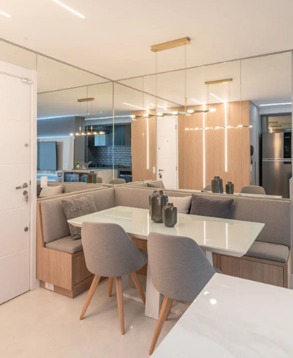 Feng Shui na sala de jantar: O que evitar com espelhos