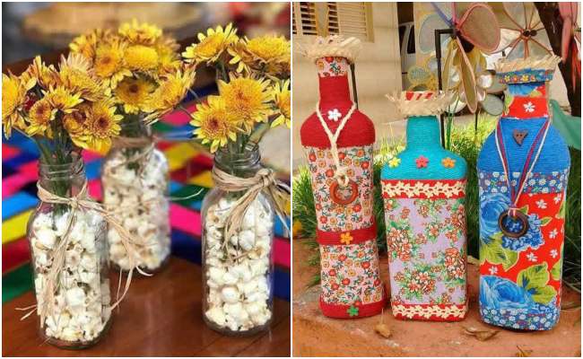 garrafas de vinho vs garrafas pet qual a melhor para o jardim