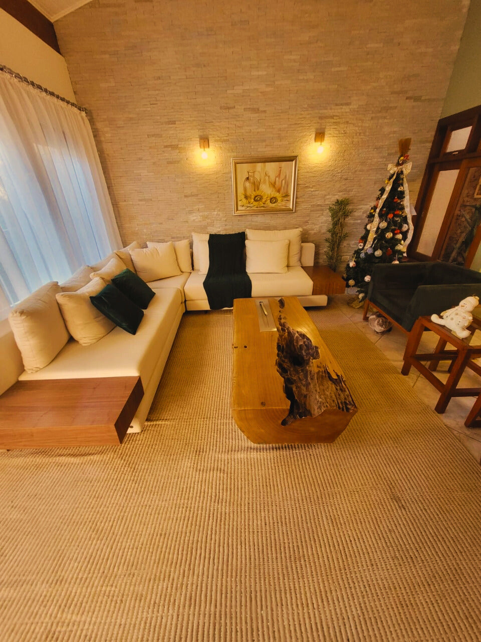 luminárias de materiais naturais para decoração