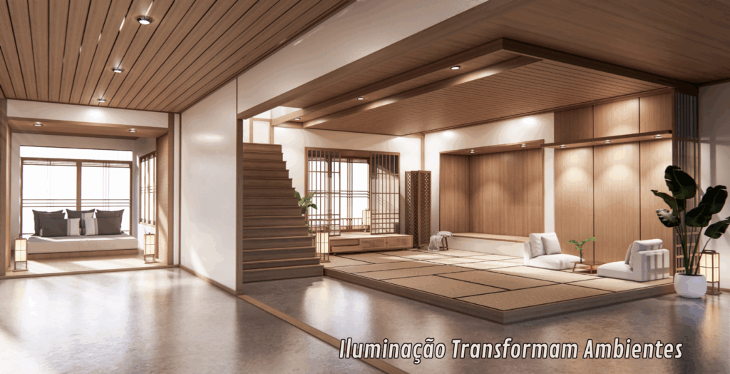 como criar iluminação aconchegante em casa