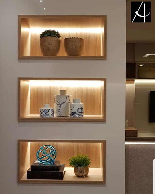 materiais para nichos de parede