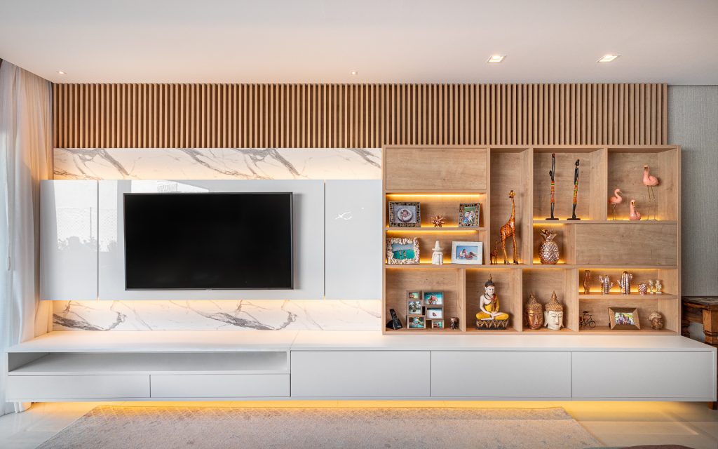 decoração com nichos funcionais