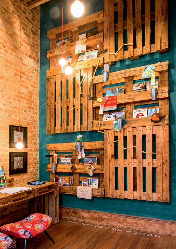 jardim vertical com paletes