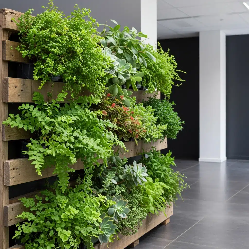 10 ideias criativas de iluminação para jardins com pallets