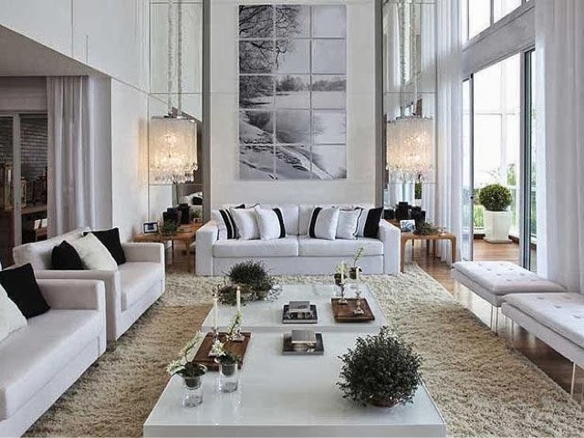 iluminação pé direito duplo ideias