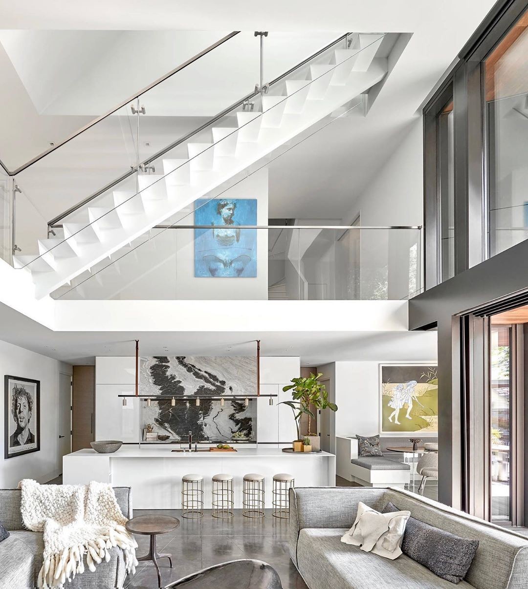 decoracao com pe direito duplo