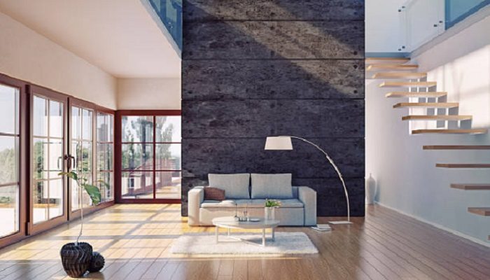 como decorar sala pé direito alto