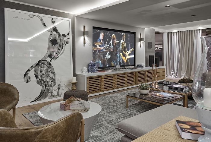 Guia completo de iluminação para sala de TV