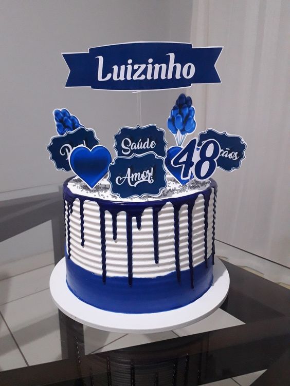 ideias de festa azul marinho para homem