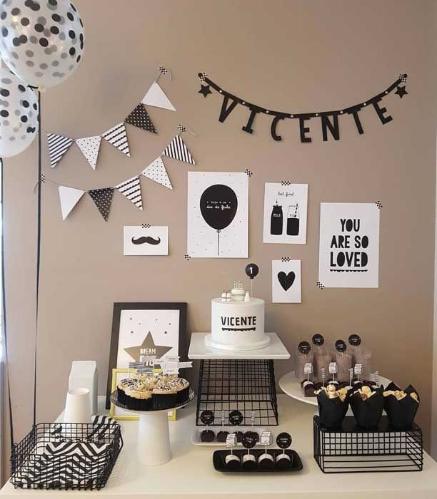 como decorar festa de homem com balões azuis