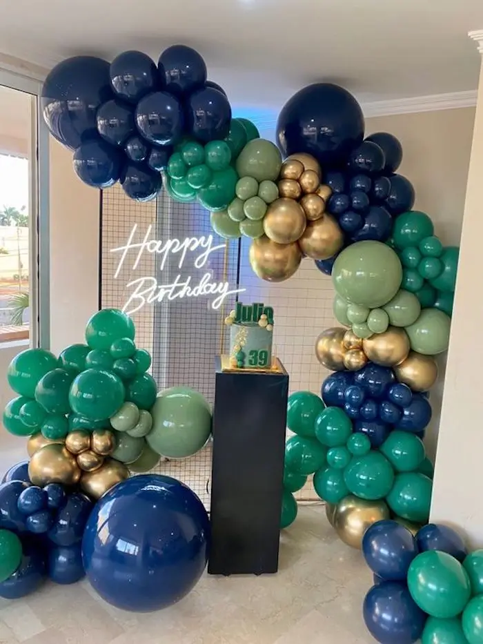 ideias de festa azul marinho para homem