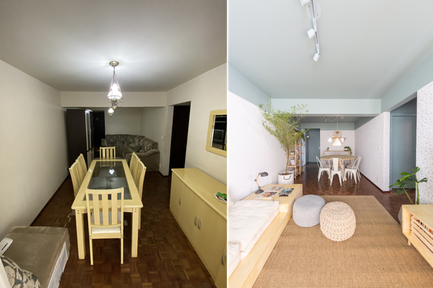ideias de decoracao apartamento pequeno antes e depois