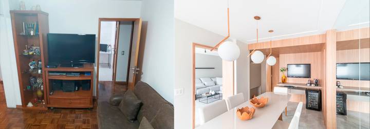 decoracao apartamento pequeno vs grande diferencas